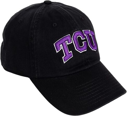 Desert Cactus TCU Texas Christian University Baseball Hat Horned Frogs Brimmed Embroirderd Hats Cap Adjustable Cloth Strap Adult (Style E1) White in Saudi Arabia