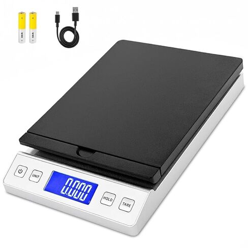Smart Weigh Digital Shipping Postal Scale Commercial Weight Scale for Shipping Packages Small Business 440lbs Capacity Accurate Postage Scale for Packages Mailing Weight Scale USB Rechargeable in Kuwait