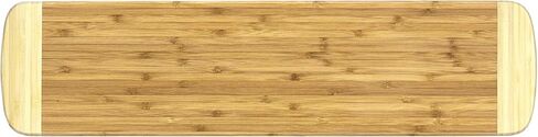 Totally Bamboo Kauai Bamboo Serving & Cutting Board, 14" x 11.5", Natural Two Tone in Kuwait