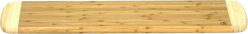 Totally Bamboo Kauai Bamboo Serving & Cutting Board, 14" x 11.5", Natural Two Tone in Kuwait