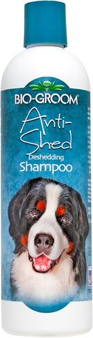 Bio-Groom Anti-Shed Deshedding Dog Shampoo - Odor Eliminating, Anti-Shedding, Dog Bathing Supplies, Puppy Wash, Cat & Dog Grooming Supplies, Cruelty-Free, Made in USA, Dog Products - 1 Gallon in Saudi Arabia