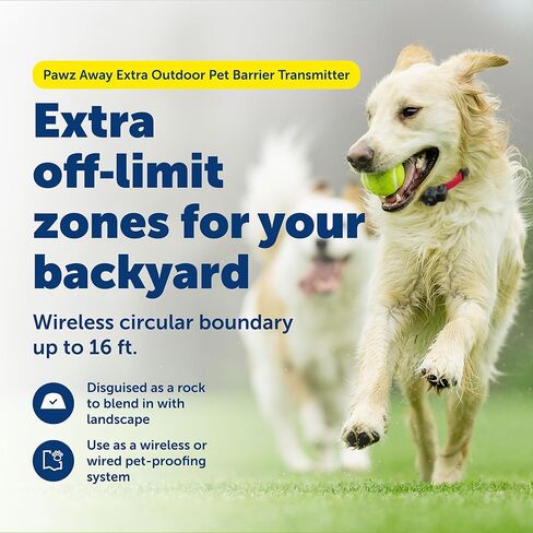 PetSafe Pawz Away Outdoor Pet Barrier Transmitter, Extra Add-A-Barrier for Dogs & Cats in Kuwait