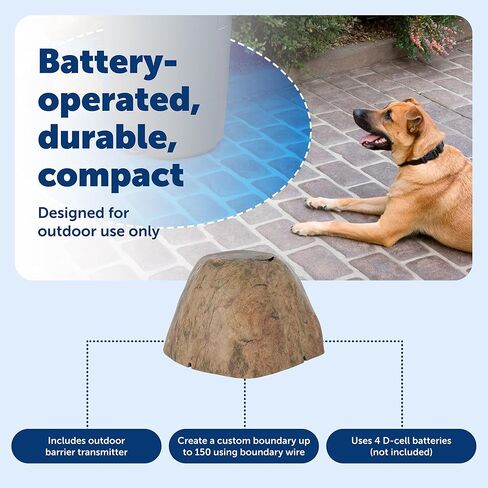 PetSafe Pawz Away Outdoor Pet Barrier Transmitter, Extra Add-A-Barrier for Dogs & Cats in Kuwait
