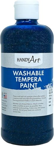 Handy Art Gold Glitter Washable Paint, 16 Fl Oz (Pack of 1), 16 Ounce in Kuwait