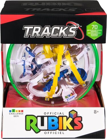 Rubik's Cube, Tracks 125 3D Gravity Maze & 3D Puzzle Game with 125 Obstacles, Challenging Problem-Solving Brain Teaser, Fidget Toy & Sensory Puzzle for Adults, Teens & Kids, for Ages 8 & Up in Kuwait