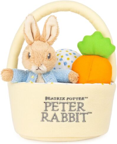 Gund Beatrix Potter Classic Peter Rabbit in Blue Coat Deluxe Deluxe Soft Plush Plush Pwosted Animal Bunny ، Brown ، 11 " in Saudi Arabia