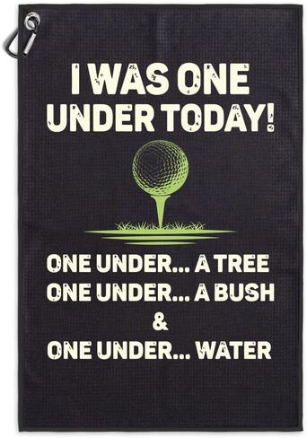 Swing Swear Repeat Funny Printed Microfiber Golf Towel with Clip, Great Watercolor Golf Gifts for Mom Golf Fan Golfer Her, Golf Lover Mother's Day Birthday Gifts, Golf Accessories for Women in Saudi Arabia