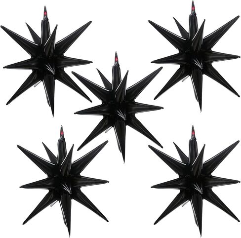 طقم بالون أعياد ميلاد قطار بالونات رقائق البطارات من خمسة نقاط بالون نقاط نجمون. in Kuwait