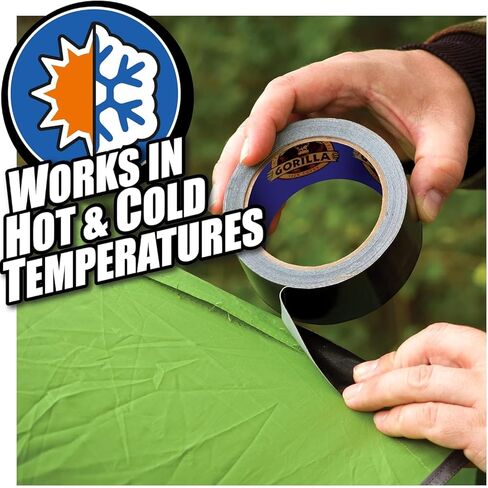 Gorilla 3044020 Tape All Weather Extreme Black 48mm x 11m in Kuwait