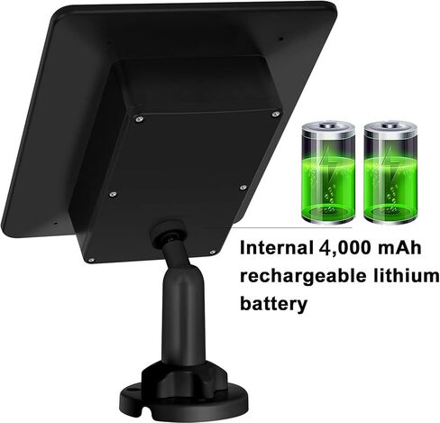 Trail Cameras Solar Panel 12V/1A 6V/2A with Build-in 5000mAh Rechargeable Lithium Battery IP66 Waterproof Hunting Accessory Compatible with Hunting Game Cameras or Deer Feeder in Kuwait