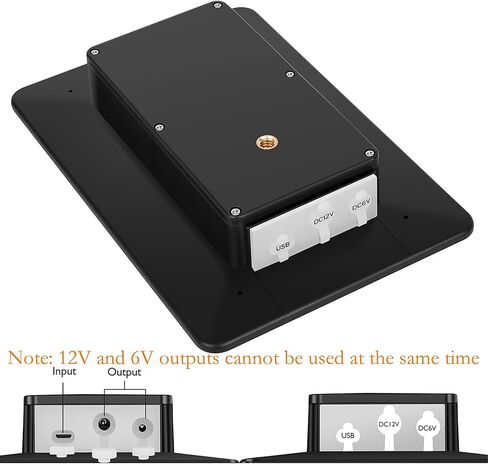 Trail Cameras Solar Panel 12V/1A 6V/2A with Build-in 5000mAh Rechargeable Lithium Battery IP66 Waterproof Hunting Accessory Compatible with Hunting Game Cameras or Deer Feeder in Kuwait