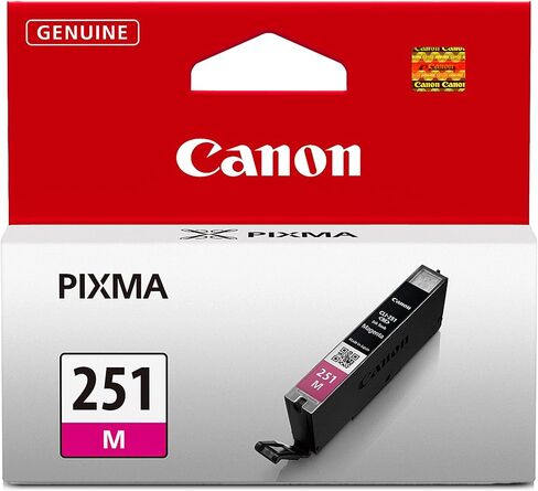 Canon CLI-251 Magenta متوافق مع IP7220 ، IP8720 ، IX6820 ، MG5420 ، MG5520/MG6420 ، MG5620/MG6620 ، MG6320 ، MG7120 ، MG7520 ، MX922/MX722 PRINTERS in Saudi Arabia