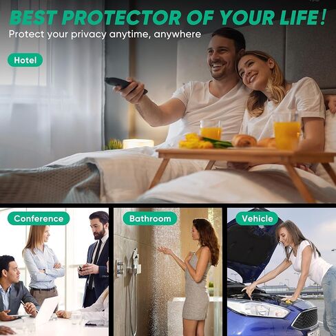 Hidden Camera Detector, 2024 Upgraded Hidden Device GPS Detector, Bug Detector, Rf Wireless Signal Scanner, Camera Detector for Hotels, 30H Working Time (Sliver) in Saudi Arabia