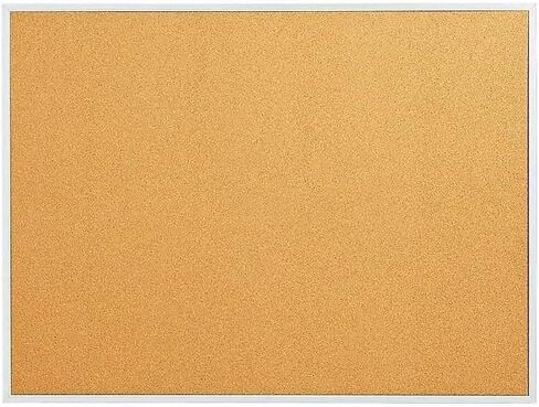 Staples 1682311 Standard Cork Bulletin Board Aluminum Finish Frame 3-Ft W X 2-Ft H in Kuwait