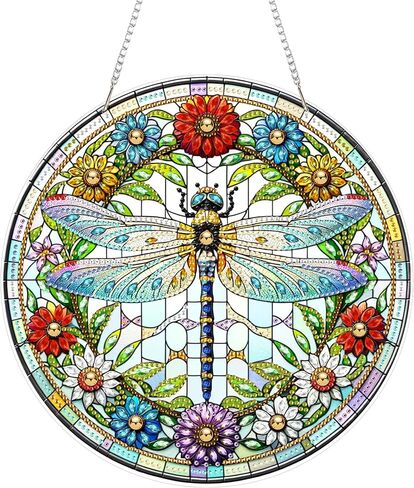 Eiflow Hanging Diamond Art Ornament Kit Lighthouse, 9.6x9.7inch Double Sided Diamonds Painting Pendant for Adults, DIY Acrylic Board Gem Painting Kit in Saudi Arabia