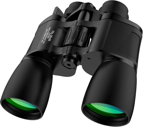 10-30X50 Zoom Binoculars for Adults, High Powered Military Binoculars for Bird Watching, Hunting, Outdoor, Hiking, Concerts Large View/Waterproof/BAK7 Prism/FMC Lens/Low Light Night Vision in Saudi Arabia