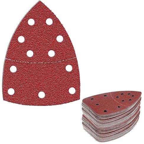 160pcs Mouse Sander Sandpaper for Mouse Sander, Detail Sander Sandpaper Sanding Sheets, Mouse Sander Pads Sanding Paper 60 120 180 240 Grit for Detail Sander, Finger Sander -FSM16 in Saudi Arabia