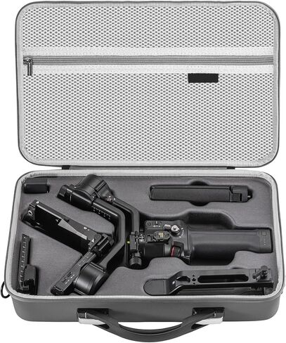 RS 4 Mini Carrying Case, Portable PU Leather Storage Case Travel Shoulder Bag for DJI Ronin RS4 Mini Gimbal Stabilizer and Accessories in Saudi Arabia