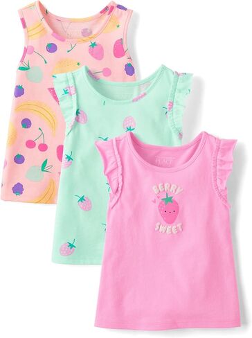 The Children's Place Baby Girls' and Toddler Assorted Tank Tops in Saudi Arabia