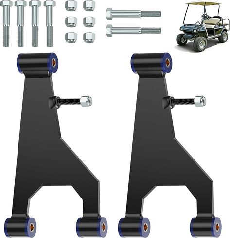 Delta A-Plate Sub Assembly for Club Car DS 1993-Up Gas & Electric Golf Carts, Front Suspension Control Delta A Arm Plate with Bushings Screws Nuts Kit, OEM 1016353-2Pcs in Saudi Arabia