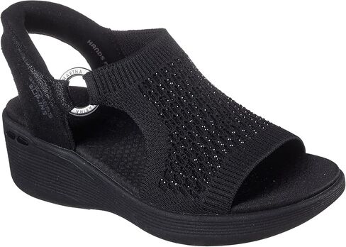 Skechers Women's Martha Stewart's Pier-lite-Park Path Hands Free Slip-ins Wedge Sandal in Kuwait