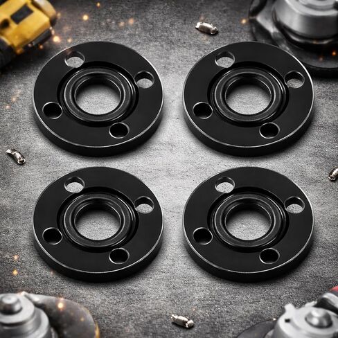 Podoy Angle Grinder Outer Lock Nut for Compatible with Makita Dewalt Milwaukee Bosch Black & Decker Ryobi 5/8"-11 Fits All 4-1/2" (4 Pack) in Kuwait
