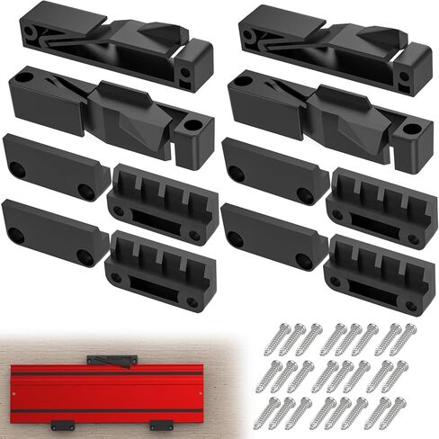 Track Rack for Guide Rail, Adjustable Guide Rail Holders, Upgrade Track Saw Guide Rail Mount, Track Saw Guide Organizers 2 Packs in Saudi Arabia