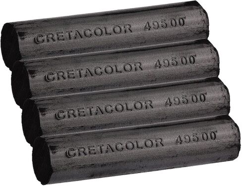 CRETACOLOR Chunky Stick, 1 Count (Pack of 1), Charcoal in Saudi Arabia