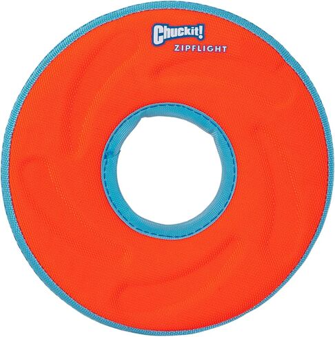 Chuckit! Zipflight Flying Disc Dog Toy, Small (6"), Orange And Blue in Kuwait