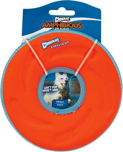 Chuckit! Zipflight Flying Disc Dog Toy, Small (6"), Orange And Blue in Kuwait