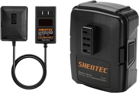 Shentec 3.0Ah 12V Battery Compatible with RYOBI CB120L CB121L BPL-1220 130503001 130503005, 12V Lithium Battery (NOT for CB120N) in Kuwait