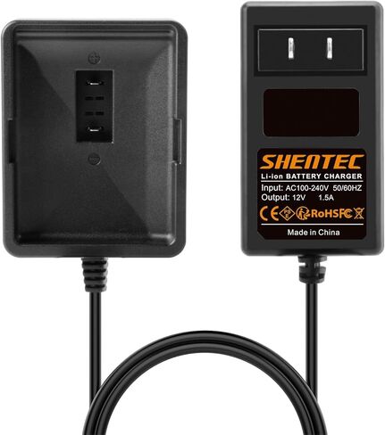 بطارية Shentec 3.0Ah 12V متوافقة مع RYOBI CB120L CB121L BPL-1220 130503001 130503005، بطارية ليثيوم 12 فولت (ليست لـ CB120N) in Kuwait