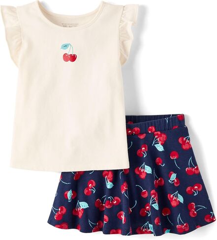 The Children's Place baby-girls And Toddler Tank Top and Skort 2 Piece Outfit Set in Saudi Arabia