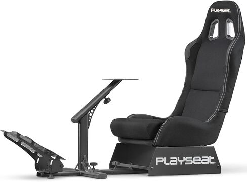 Playseat Evolution Pro Sim Racing Cockpit | قمرة قيادة مريحة لمحاكاة السباق | قابل للتعديل بسهولة | متوافق مع جميع عجلات القيادة والدواسات المتوفرة في السوق | يدعم أجهزة الكمبيوتر ووحدة التحكم | Actifit in Kuwait