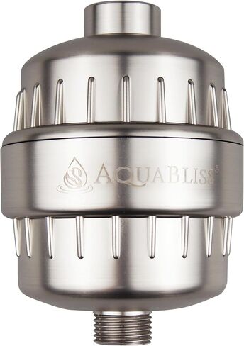 AquaBliss High Output Revitalizing Shower Filter - Reduces Dry Itchy Skin, Dandruff, Eczema, and Dramatically Improves The Condition of Your Skin, Hair and Nails - Chrome (SF100) in Kuwait