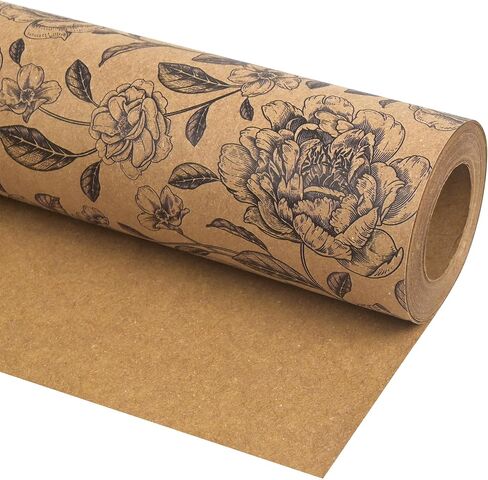 Vnaaem Paw Wrapping Paper 6 Pc Kraft Puppy Dog Wrap Paper Folded Flat for Boys Girls Baby Shower Birthday Holiday Party 19.6 X27.8Inch in Kuwait