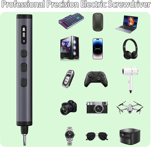 مجموعة مفكات كهربائية، 180 في 1 مجموعة مفكات دقيقة، 3 أوضاع عزم الدوران مع 160 لقمة مغناطيسية دقيقة، مجموعة أدوات إصلاح مفك البراغي اللاسلكي للهاتف والكمبيوتر والكاميرا والكمبيوتر المحمول in Kuwait
