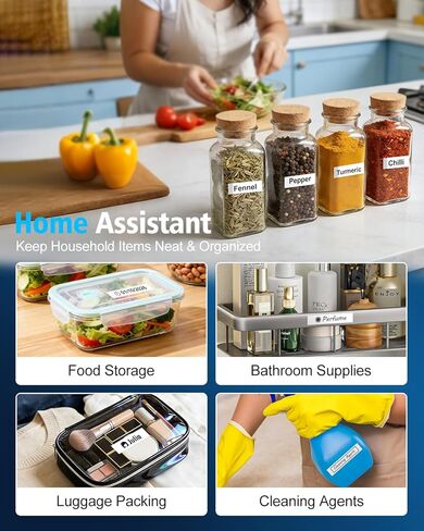 Replacement for Dymo LetraTag Refills 91330 Compatible with Dymo Label Maker White Paper 1/2" x 13' (12mm x 4m), Work for Letratag LT-100H LT-100T 200B QX50 in Kuwait