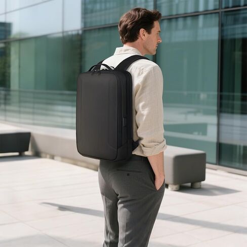 Slim Laptop Backpack for Men, Business Backpack with USB Charger,Small Lightweight Anti-theft Travel Backpacks 15.6 inch Professional Tech Backpack for Work Office College in Kuwait