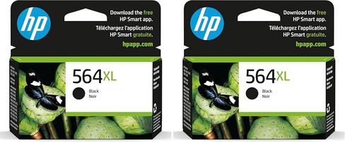 HP 564XL حبر أسود عالية الغلة | يعمل مع Deskjet 3500 ؛ OfficeJet 4620 ؛ Photosmart B8550 ، C6300 ، D5400 ، D7560 ، 5510 ، 5520 ، 6510 ، 6520 ، 7510 ، 7520 ، plus ، premium ، station series | CN684WN in Kuwait