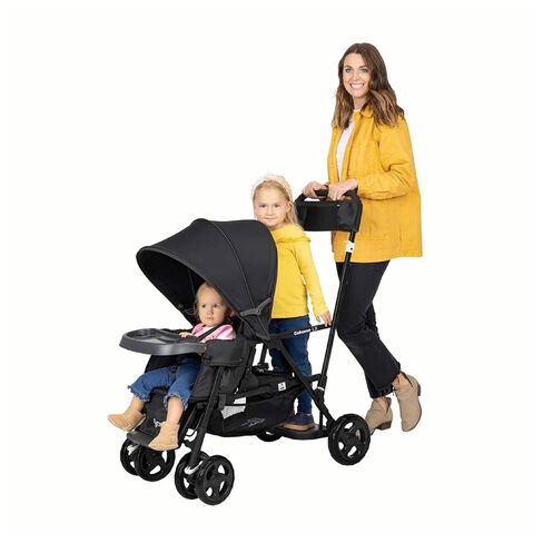 Joovy Caboose LX Tandem Stand-on Stroller, Black in Kuwait