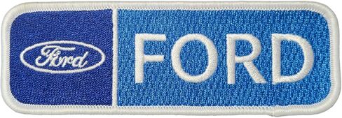 Ford Classic Sign Logo Embroidered Patch 4.5 inch x 1.5 inch | Heat Seal Patch for Clothes, Jean Jacket, Black Backpack, Hat, Jackets, and More in Kuwait