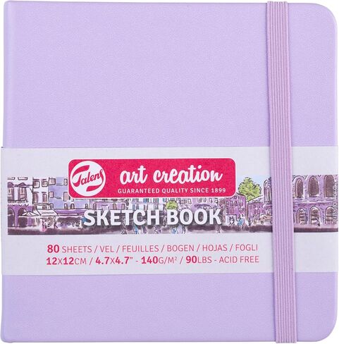 Talens Japan T9314-212M 441815 Art Creation Sketchbook, Drawing Notebook, 5.1 x 8.3 inches (13 x 21 cm), Lake Blue in Kuwait