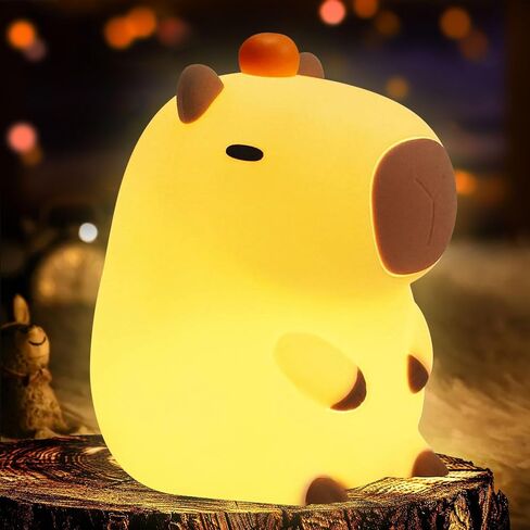 Baby Penguin Night Light, LED Squishy Novelty Penguin Lamp, Food Grade Silicone Dimmable Nightlight, Boy Girls Gray Penguins Light, Rechargeable Light Up Penguins Gifts, Room College Decor in Saudi Arabia