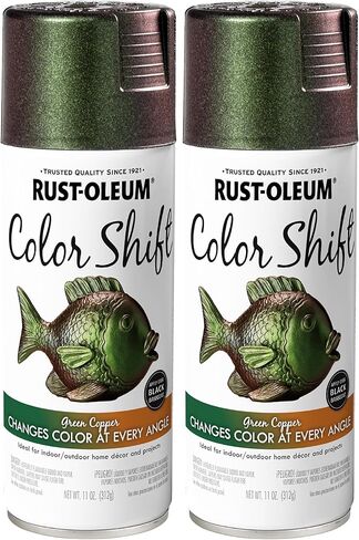 Rust-Oleum 372478 Specialty Color Shift Spray Paint, 11 oz, Green Copper in Kuwait