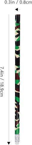 jojofuny 150 Pcs Camouflage Pencil Kids Wooden Pencils Kids Stationary Drawing Pencils Toddlers Pencils Pen Pencil School Supplies Pencil with Eraser Drawing Tool Student in Kuwait