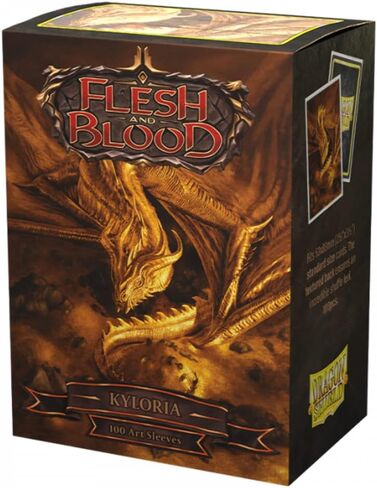 Dragon Shield Sleeves – Limited Edition Matte Art: Flesh and Blood: Emperor 100 CT - MTG Card Sleeves are Smooth & Tough - Compatible with Pokemon & Magic The Gathering Cards in Saudi Arabia