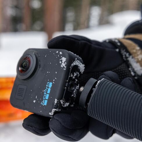 GoPro Max مقاومة للماء 360 + الكاميرا التقليدية مع شاشة تعمل باللمس الكروية 5.6k30 HD Video 16.6mp 360 Photos 1080p التثبيت المباشر (متجدد) in Saudi Arabia