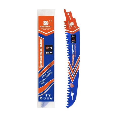 Japanese Teeth Reciprocating Saw Blades 9" 4PCS - Curved Edge Wood Pruning Saw Blades 6TPI for Tree Trimming,Wood Cutting,Cr-V Sabre Saw Pruning Blade in Kuwait