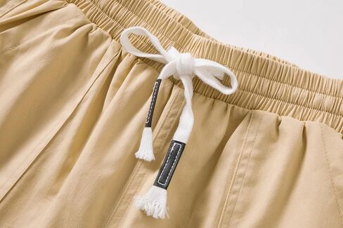 شورت نسائي كاجوال من Vcansion بخصر مطاطي مريح مصنوع من القطن مع جيوب in Kuwait